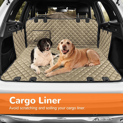 URPOWER Dog Car Seat Cover for Pets 100% Waterproof Seat Cover Hammock 600D Heavy Duty Scratch Proof Nonslip Durable Soft Back Seat Covers for Cars and SUVs