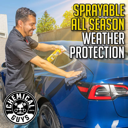 Chemical Guys Spray Wax Blazin' Banana - Carnauba Car Wax Spray for High Gloss Shine and Protection, Safe for Cars, Trucks, SUVs, RVs, and More - 16 oz