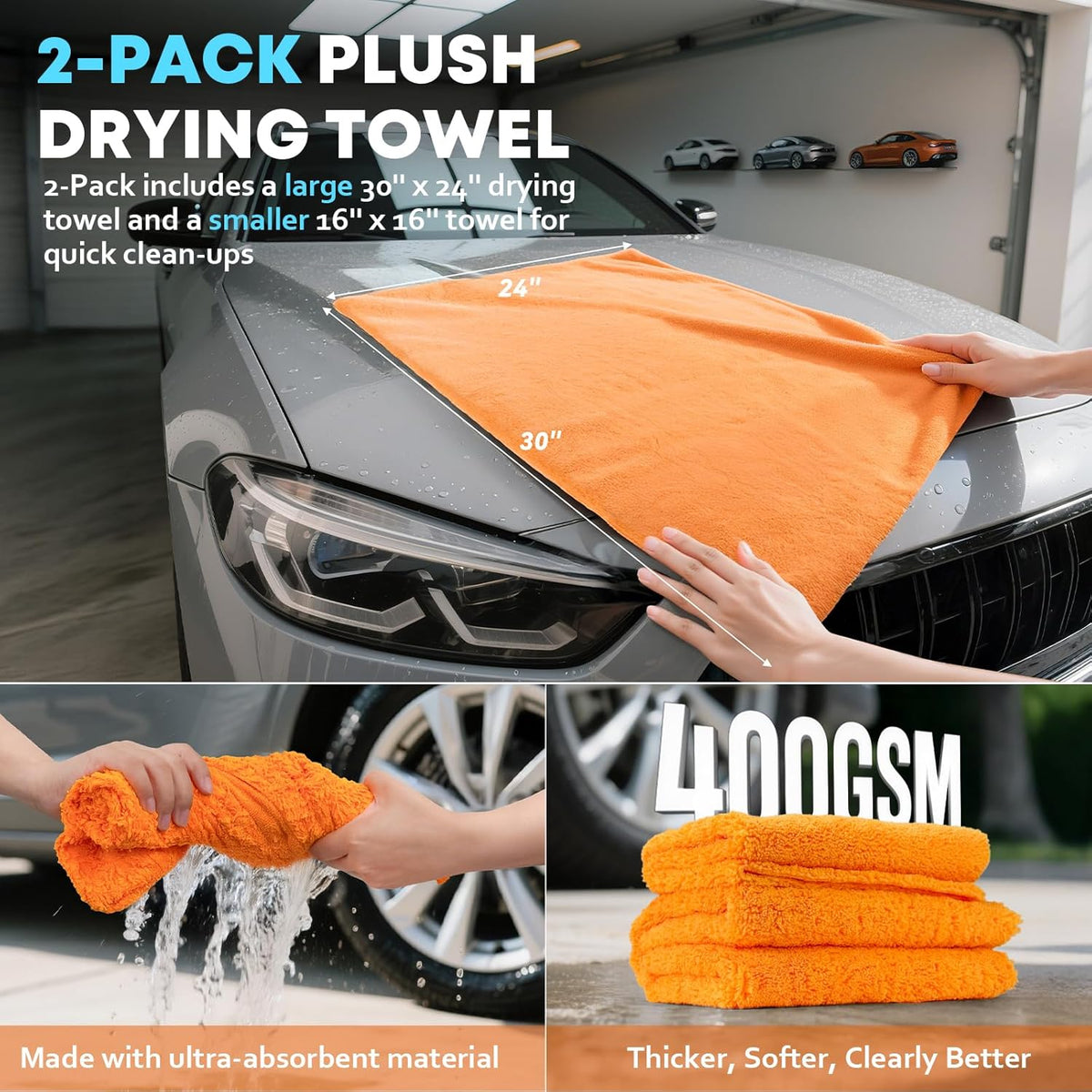 VCANENERGY Car Cleaning kit, Car Interior Detailing kit with 10000pa Car Vacuum Cleaner, Detailing Brush Set, Wheel Brush, Windshield Cleaner Tool, Complete Auto Accessories for Men, Women