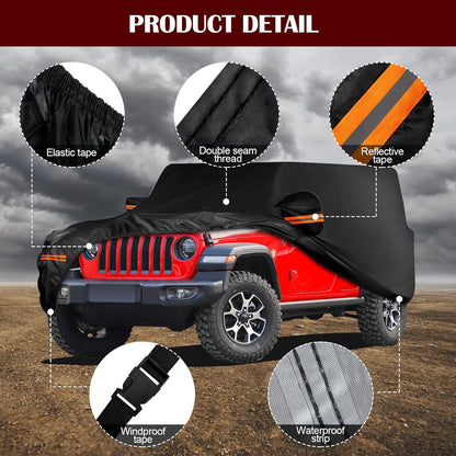 Car Cover Custom Fit for Toyota Corolla 2000-2025, Honda Civic 1991-2025, Waterproof All Weather Full Exterior Cover Rain Sun Protector Car Cover with Door Zipper