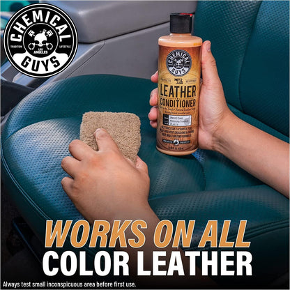 Chemical Guys Leather Conditioner, Vintage Series - Conditions, Nourishes, and Protects Natural, Synthetic, and Faux Leather Seats, Interiors, Apparel & Accessories, 16 fl oz