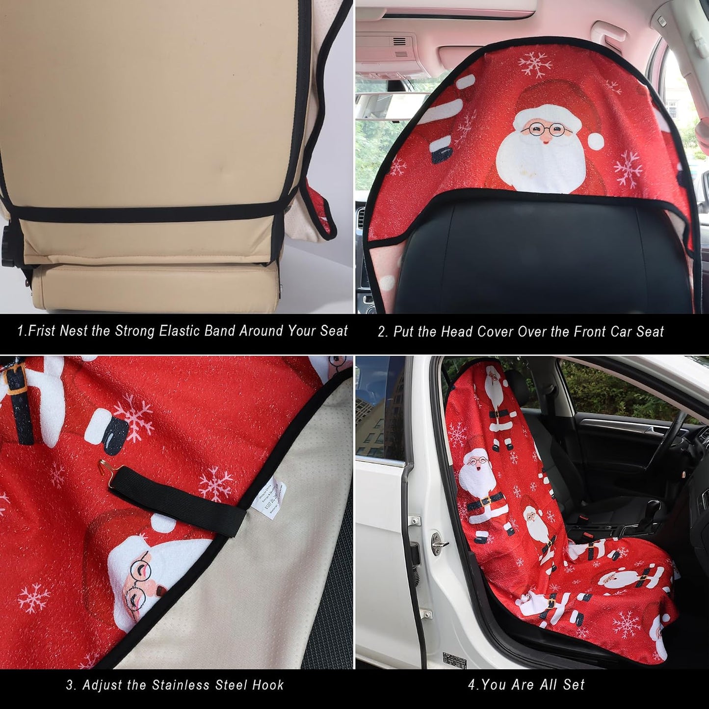 Car Seat Cover Protector Front Seats,for Gym Workout,Running,Swimming,Beach and Hiking,Waterproof Sweat Towel Bucket Seat Covers for Cars SUV Trucks (Black, 1Pcs)