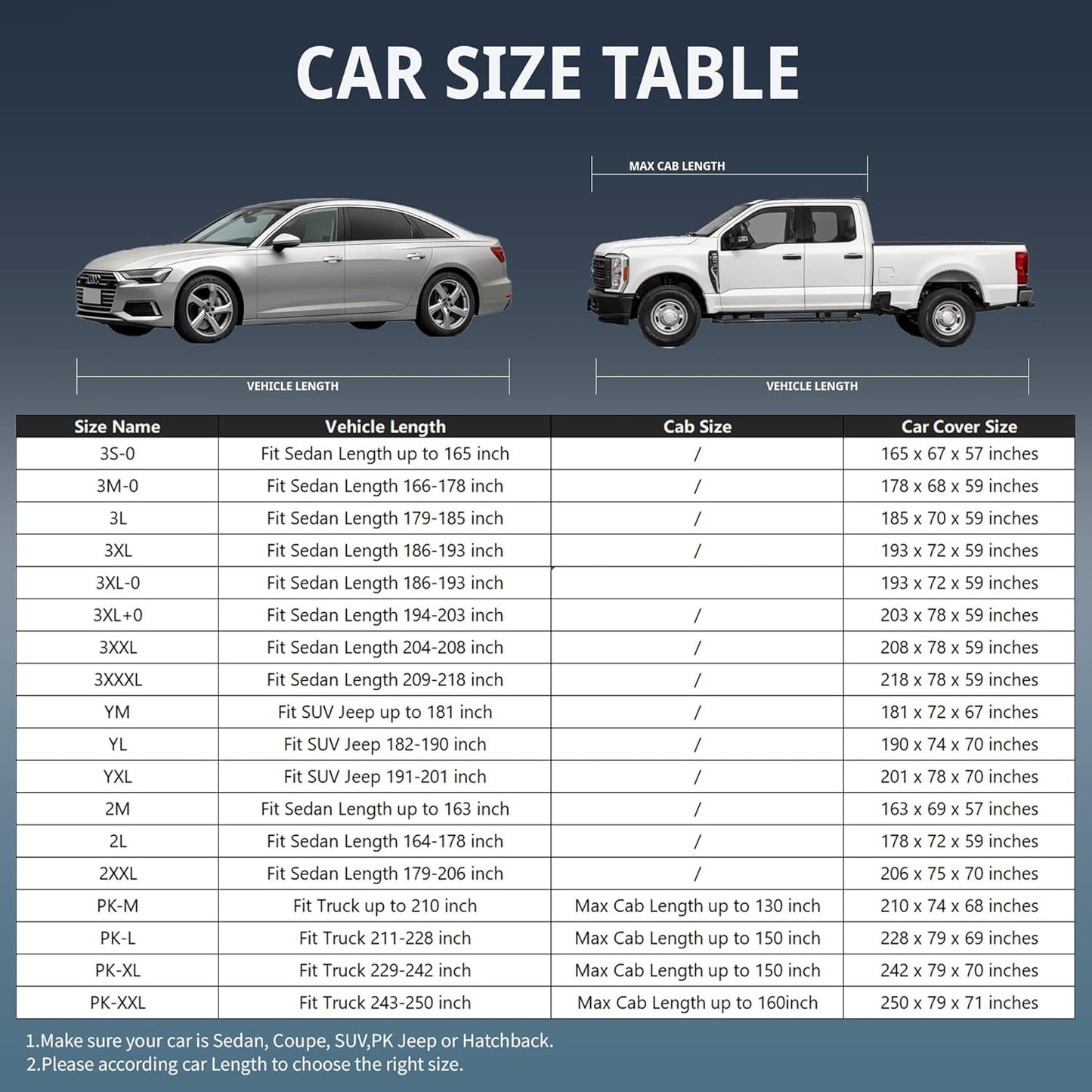 SUV Cover Waterproof All-Weather,Outdoor Full Exterior Car Covers for Automobiles SUV(Length up to 181 inch) with Windshield Sun Shade Universal Fit Subaru CrossTrek,Audi Q3,Soul,Element etc