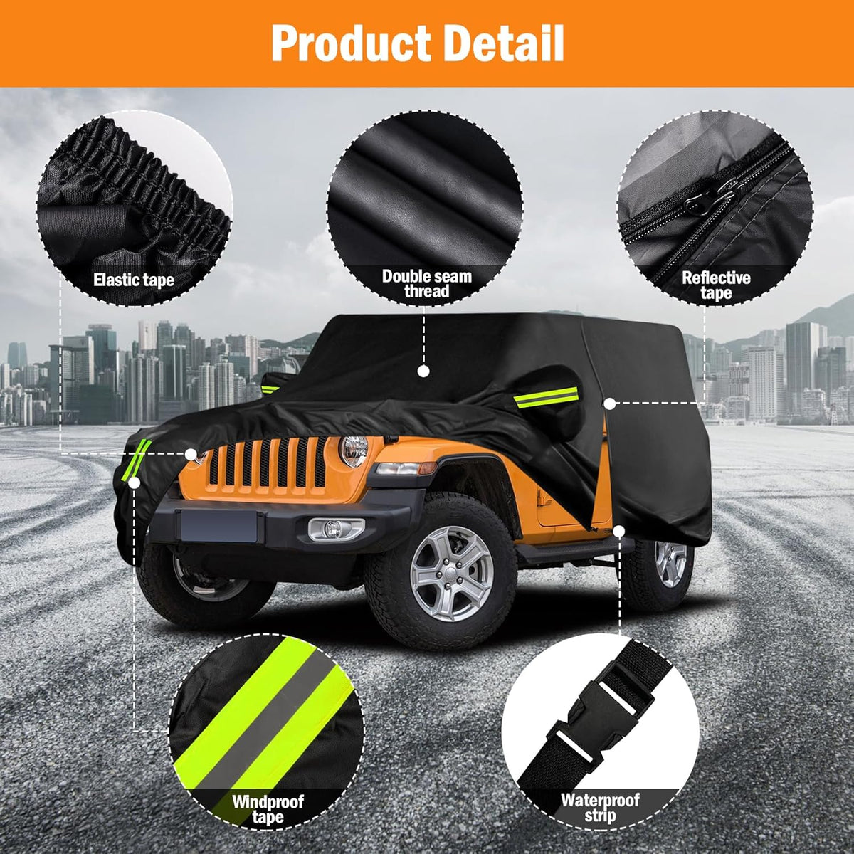 Car Cover Custom Fit for Toyota Corolla 2000-2025, Honda Civic 1991-2025, Waterproof All Weather Full Exterior Cover Rain Sun Protector Car Cover with Door Zipper