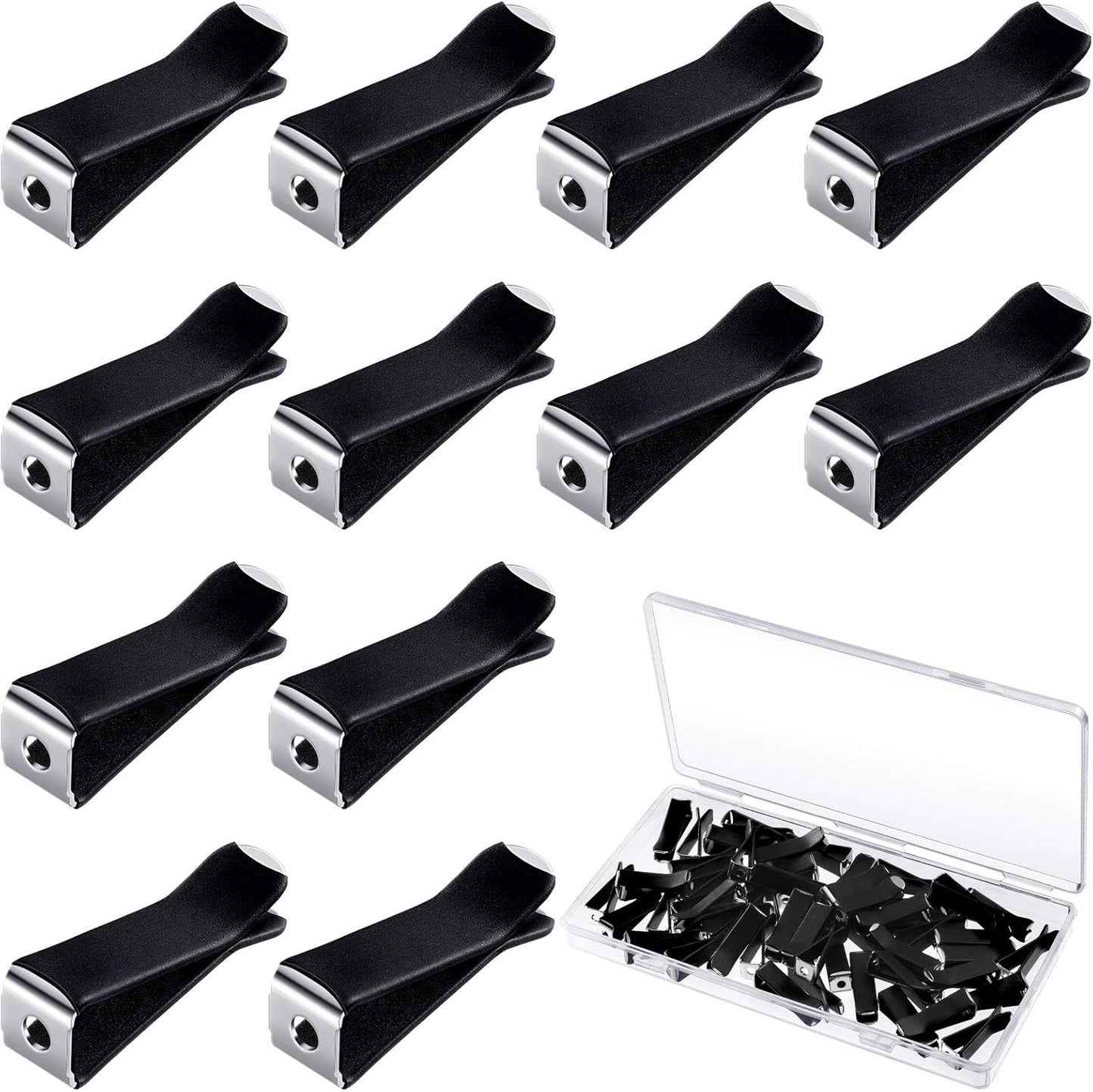 Frienda 60 Pcs Car Vent Clips for Freshies Bulk Square Head Air Conditioner Clips with 2 Storage Boxes, Durable Auto Air Outlet Perfume Holders for Car Decoration Accessories