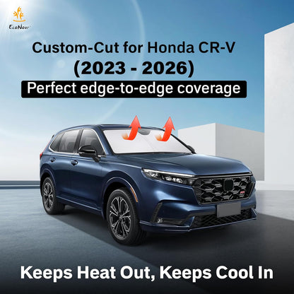 EcoNour Car Windshield Sun Shade | 2025 Upgraded Innovative No-Light-Pass Technology for Maximum Coverage | Foldable Sun Shade Keeps Your Vehicle Cool | Must-Have Car Accessories | Small (59" x 29") - Colors L