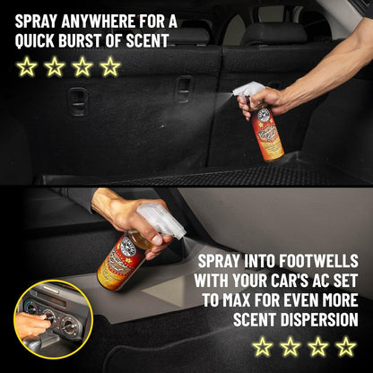 Chemical Guys AIR_069_16 Signature Scent Premium Air Freshener and Odor Eliminator, Smell of Success (Great for Cars, Trucks, SUVs, RVs, Home, Office & More) 16 fl oz