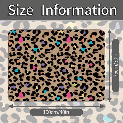 Universal Car Trunk Mat 29" x 39",Purple Colorful Flowers All Weather Trunk Protection Cargo Liner, Durable Cargo Mat Rear Trunk Liner,Stylish Vehicle Interior Accessories Suitable for Most Car Models