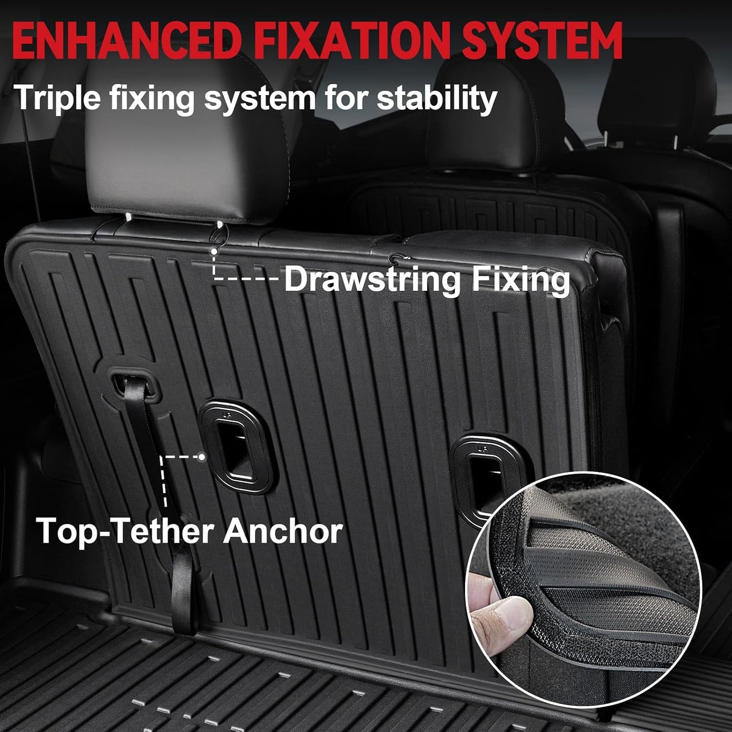Floor Mats for Kia K5 2021-2026/Hyundai Sonata Gas 2020-2026, All Weather Floor Mats Trunk Cargo Liner Accessories, Full Coverage Set (Fit FWD Models)