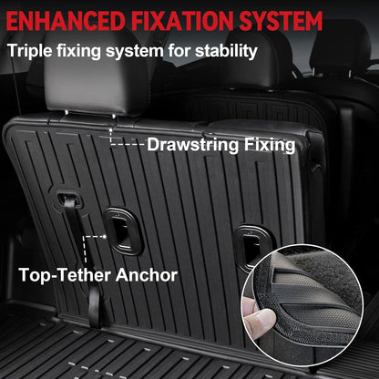 Floor Mats for Kia K5 2021-2026/Hyundai Sonata Gas 2020-2026, All Weather Floor Mats Trunk Cargo Liner Accessories, Full Coverage Set (Fit FWD Models)