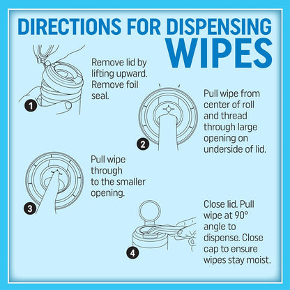 MiracleWipes for Automotive, All Purpose Cleaning Wipes for Hands, Auto Interior, Exterior, Detailing, Remove Grease, Lubricant, Sticky Adhesive, Grime, Dirt, Car Cleaning (1 Pack)