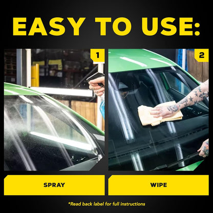 Meguiar's Ultimate Waterless Wash & Wax, Scratch-Free Waterless Car Cleaning Spray That Makes Detailing Quick and Easy, 2-in-1 Cleaner and Protection to Help Your Ride Shine, 26 Oz