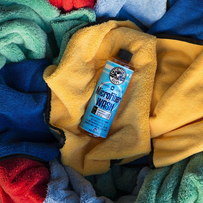 Chemical Guys CWS_201_64 Microfiber Cleaning Cloth & Car Wash Towel Concentrated Cleaning Detergent, 64 fl oz (Half Gallon), Orange Scent