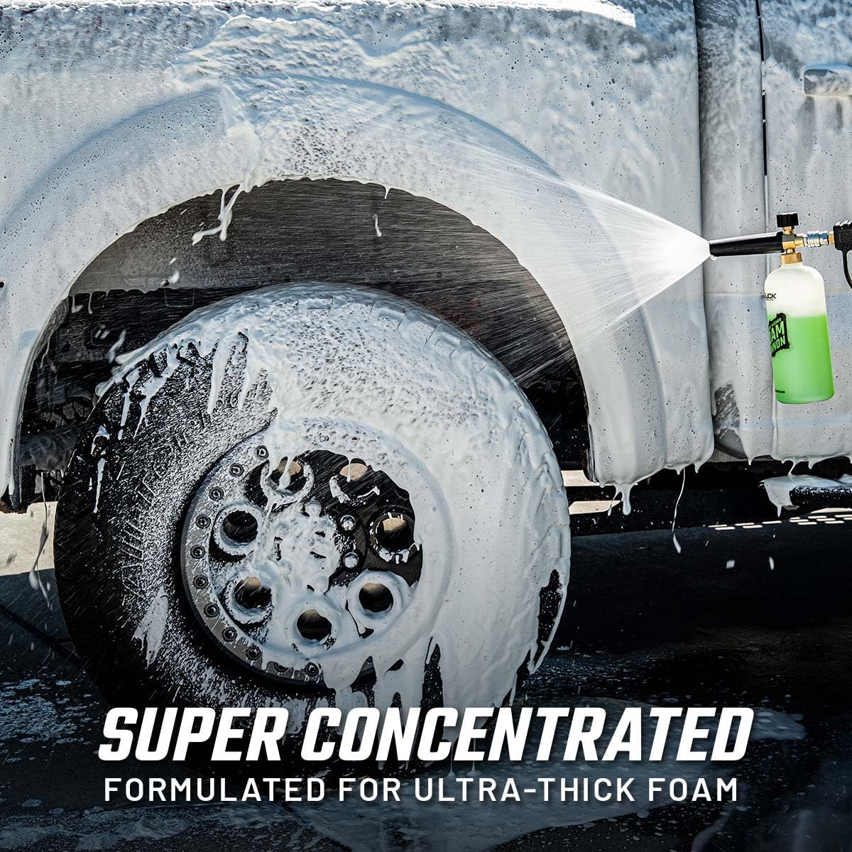 Slick Products Total Off-Road Wash Super Concentrate – Thick Foaming Car Wash Soap with Hybrid-Ceramic Formula for Dirt Bikes ATV UTV Trucks Jeeps and More – Foam Cannon Ready – 128 oz