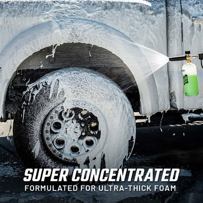 Slick Products Total Off-Road Wash Super Concentrate – Thick Foaming Car Wash Soap with Hybrid-Ceramic Formula for Dirt Bikes ATV UTV Trucks Jeeps and More – Foam Cannon Ready – 128 oz