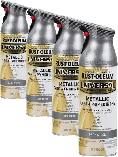 Rust-Oleum 302151 Universal All Surface Clear Topcoat Spray, 11 oz, Dead Flat Clear - Colors A
