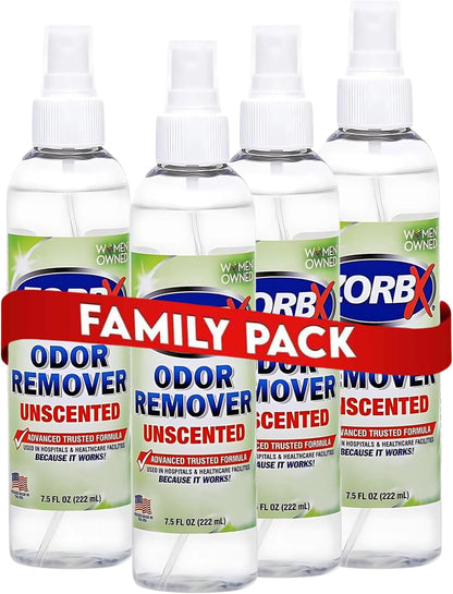 ZORBX Unscented Odor Eliminator for Strong Odor 2 Fl Oz, Pack of 1 - Used in Hospitals & Healthcare Facilities - Advanced Formula, Fast-Acting Odor Remover Spray for Dog, Cat, House & Carpet