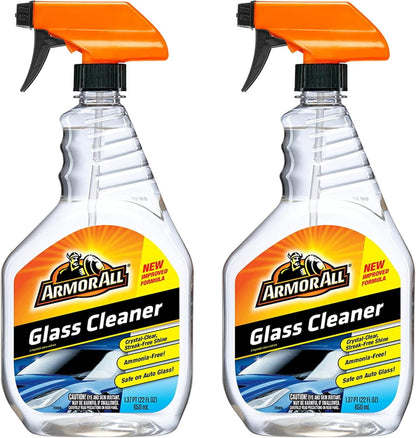Armor All Liquid Auto Glass Cleaner by Armor All, Glass Cleaners for Cars, Trucks, 22 Fl Oz Each