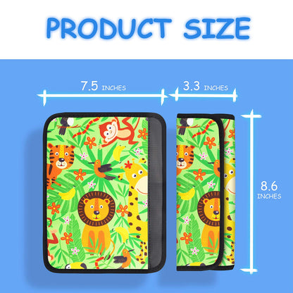 YR Seat Belt Cover for Kids, Soft Comfort Seat Belt Cushion for Children, Cute Cartoon Pattern Car Seat Belt Pads Cover for Girls and Boys, 1 Pack (Cartoon Spider)