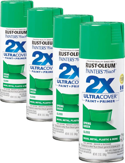 Rust-Oleum 334029 Painter's Touch 2X Ultra Cover Spray Paint, 12 oz, Gloss Clear - Colors E