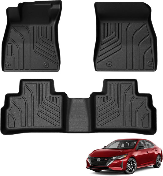 Floor Mats for 2025 2020-2024 Nissan Sentra, TPE All Weather Durable Floor Liners for Nissan Sentra Accessories