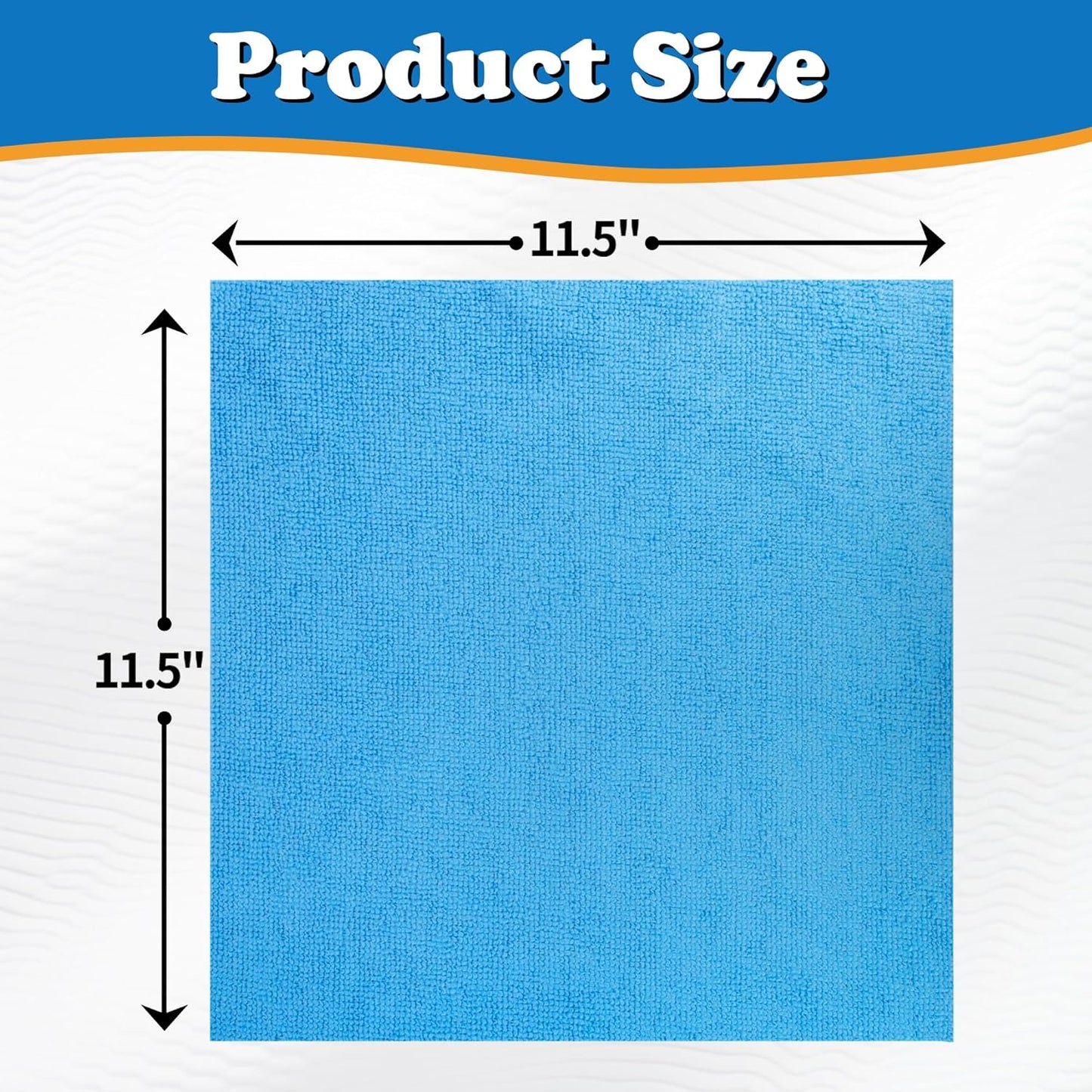FIXSMITH Microfiber Cleaning Cloth - Pack of 50, Microfiber Towels for Cars 16 x 12 in, Highly Absorbent Cleaning Rags, Lint-Free, Streak-Free Cleaning Cloths for Car Kitchen Home Office