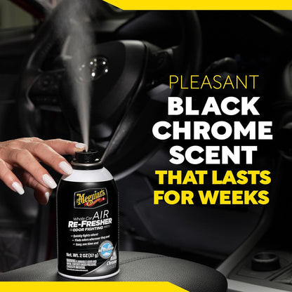Meguiar’s Whole Car Air Refresher Odor Eliminator, Summer Breeze, 2 Oz— Car Air Freshener For Commuters, Detailers; Mist Refreshes Cabin For Sedan, Suv, Truck, Van