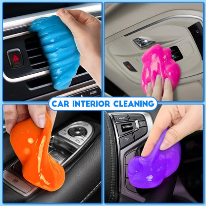 YOPINSAND Car Cleaning Gel, 2 Pack Car Cleaning Putty, Universal Auto Deatiling Tools, Reusable Interior Cleaner for Car Keyboard Air Vent, Car Slime Cleaner Dust Cleaning Gel