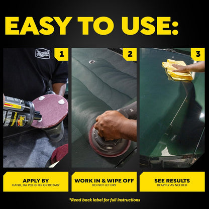 Meguiar's Professional Ultra Pro Speed Compound M11032 - Heavy Duty Compound - Pro Scratch Remover, Oxidation Remover, Heavy Swirl Mark Remover and Car Polish - Ideal for DA Polisher Use, 32 Oz