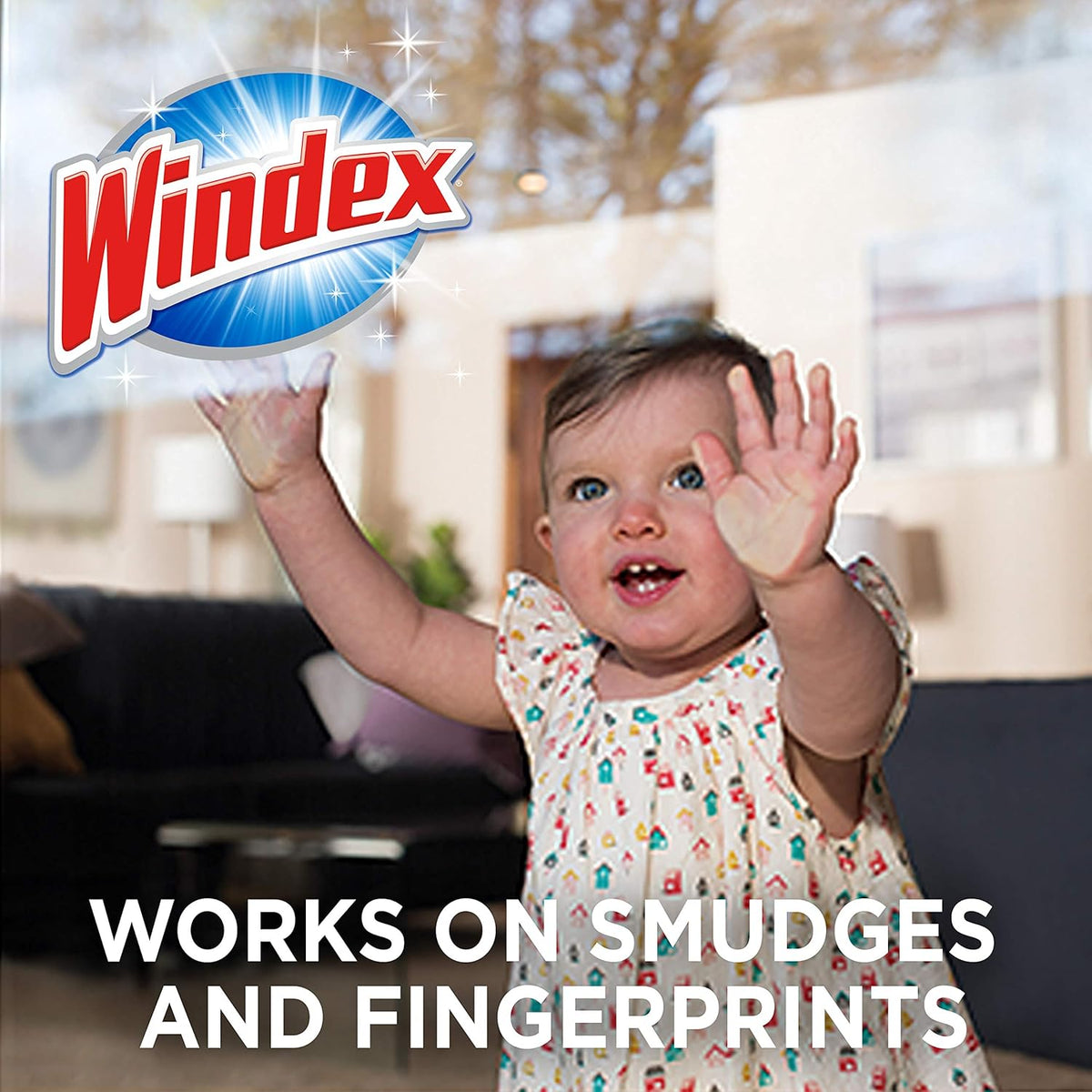 Windex Wipes Glass Cleaning, Pre-Moistened Glass and Surface Wipes to Clean Home Surfaces, Household Essentials, Original Scent, 38 Count (Pack of 1)