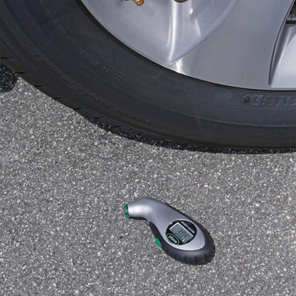 Slime 20049 Tire Pressure Gauge, Large Face Dial Analogue Gauge, 5-60 PSI