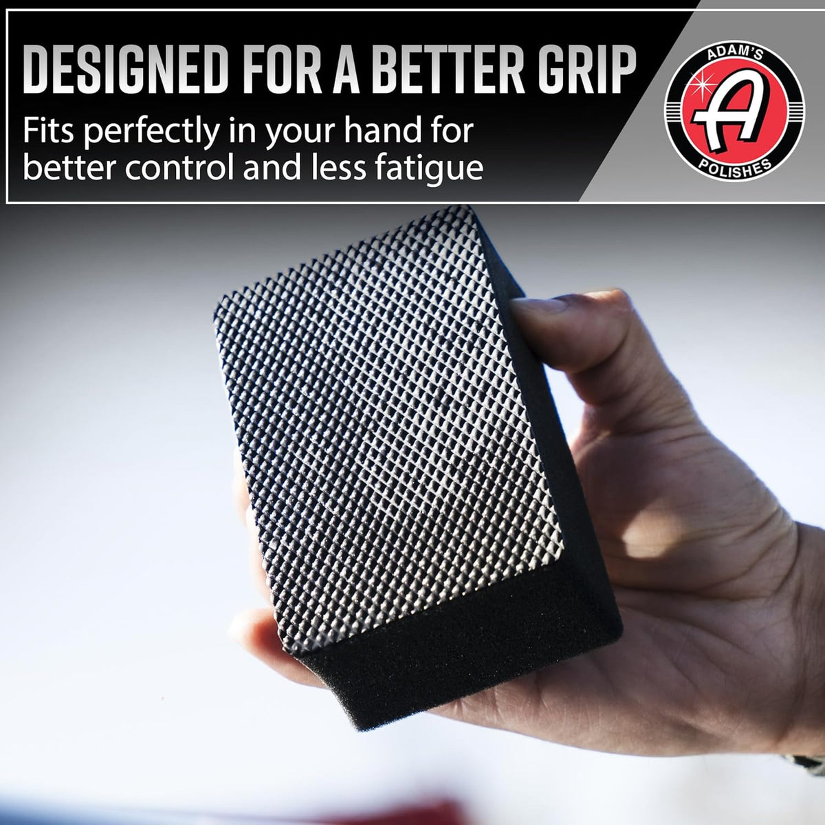 Adam's Polishes Detail Spray & Clay Block Kit- Reusable Hybrid Clay Bar Sponge that Removes Embedded Residues Like Brake Dust, Paint Overspray, & Industrial Fallout from Your Car, Truck, Van, or RV