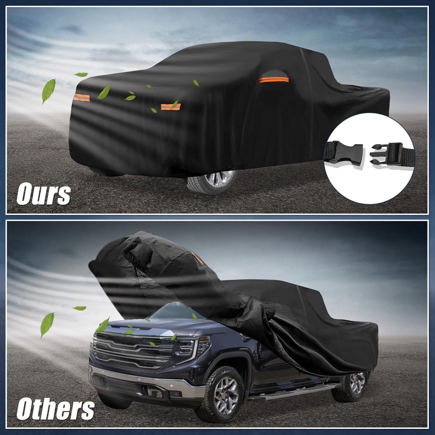 X AUTOHAUX Car Cover for Honda Civic Sedan/Coupe 210D-PU Outdoor Full Car Cover All Weather with Door Zipper for Waterproof Windproof Sun Rain Snow Protection