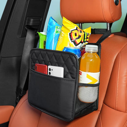 FrgKbTm Car Seat Back Hanging Bag Car Document Holder Multi-Pocket Bottle Bag Storage Box Organizer Travel Tidy Pouch Pocket Kids