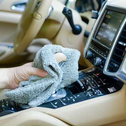CARCAREZ Microfiber Towels for Cars, Car Drying Wash Detailing Buffing Polishing Towel with Plush Edgeless Microfiber Cloth, 450 GSM 16x16 in. Pack of 6