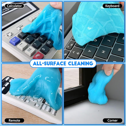 YOPINSAND Car Cleaning Gel, 2 Pack Car Cleaning Putty, Universal Auto Deatiling Tools, Reusable Interior Cleaner for Car Keyboard Air Vent, Car Slime Cleaner Dust Cleaning Gel