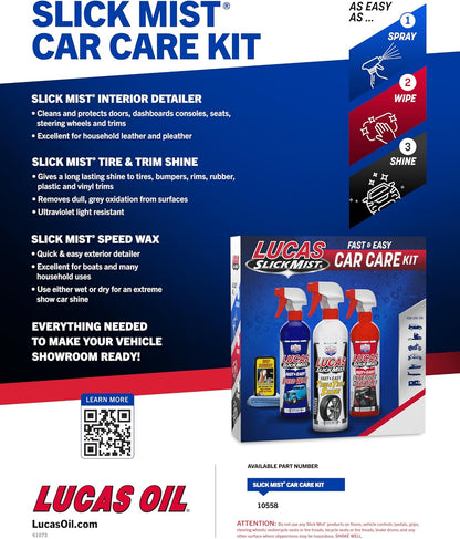 Stens 051-804 Slick Mist Detail Kit Compatible with/Replacement for Lucas Oil 10558 Mowers