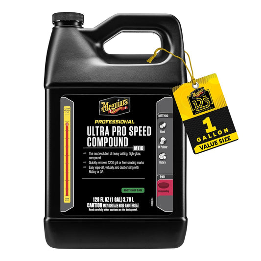 Meguiar's Professional Ultra Pro Speed Compound M11032 - Heavy Duty Compound - Pro Scratch Remover, Oxidation Remover, Heavy Swirl Mark Remover and Car Polish - Ideal for DA Polisher Use, 32 Oz