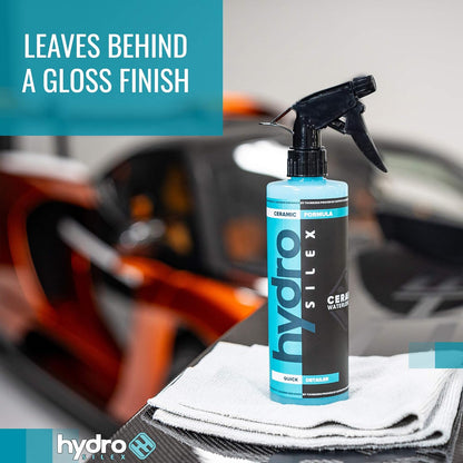 Ceramic Waterless Wash (16oz) Waterless Car Wash Spray For Car Detailing No Hose or Soap Needed Ultra Slick Lubricating Formula No Rinse, Spray Ceramic Coating.
