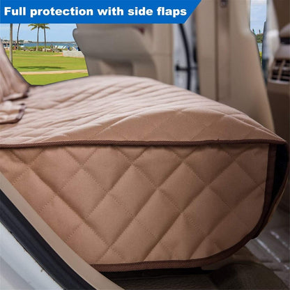 VIEWPETS Bench Car Seat Cover Protector - Waterproof, Heavy-Duty and Nonslip Pet Car Seat Cover for Dogs with Universal Size Fits for Vehicles, Trucks & SUVs