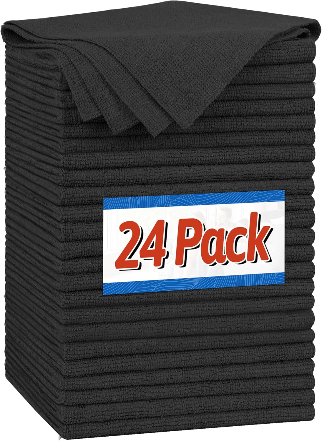 FIXSMITH Shop Towels, Pack of 200, Grey Microfiber Cleaning Cloth Bulk, Microfiber Towels for Cars, All-Purpose Absorbent Cleaning Rags, Dust Cloth for Automotive, Mechanic, Garage, 11.5 x 11.5 inch