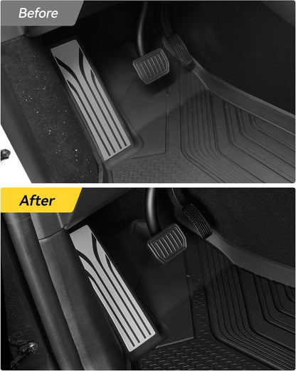 3W Tesla Model Y Juniper 9PCS Door Sill Protector 2025 2026 5 Seat (Not Standard/Original Tailgate Sill) Front,Rear, Rear Bumper,Trunk,Door Entry Guard, Anti-dust Cover,Edge Guards,Model Y Accessories