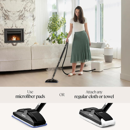 Dupray Neat Steam Cleaner with 17-Piece Kit - Powerful, Chemical-Free Cleaning for Floors, Cars, Tiles, Upholstery, Kitchen, Bathroom Grout, Carpets & More - Kills up to 99.9% of Bacteria & Viruses *