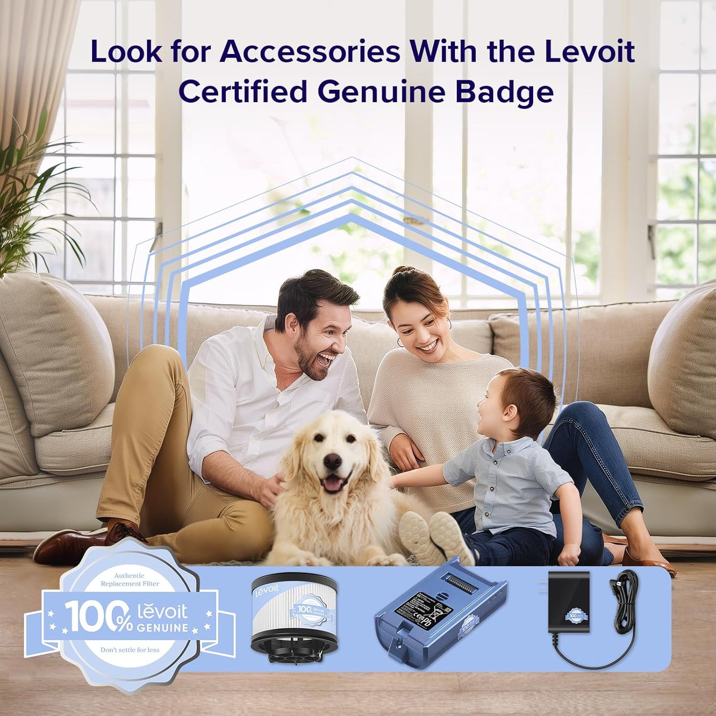 LEVOIT Cordless Vacuum Cleaner, Stick Vac with Tangle-Resistant Design, Up to 50 Minutes, Powerful Suction, Rechargeable, Lightweight, and Versatile for Carpet, Hard Floor, Pet Hair, LVAC-200