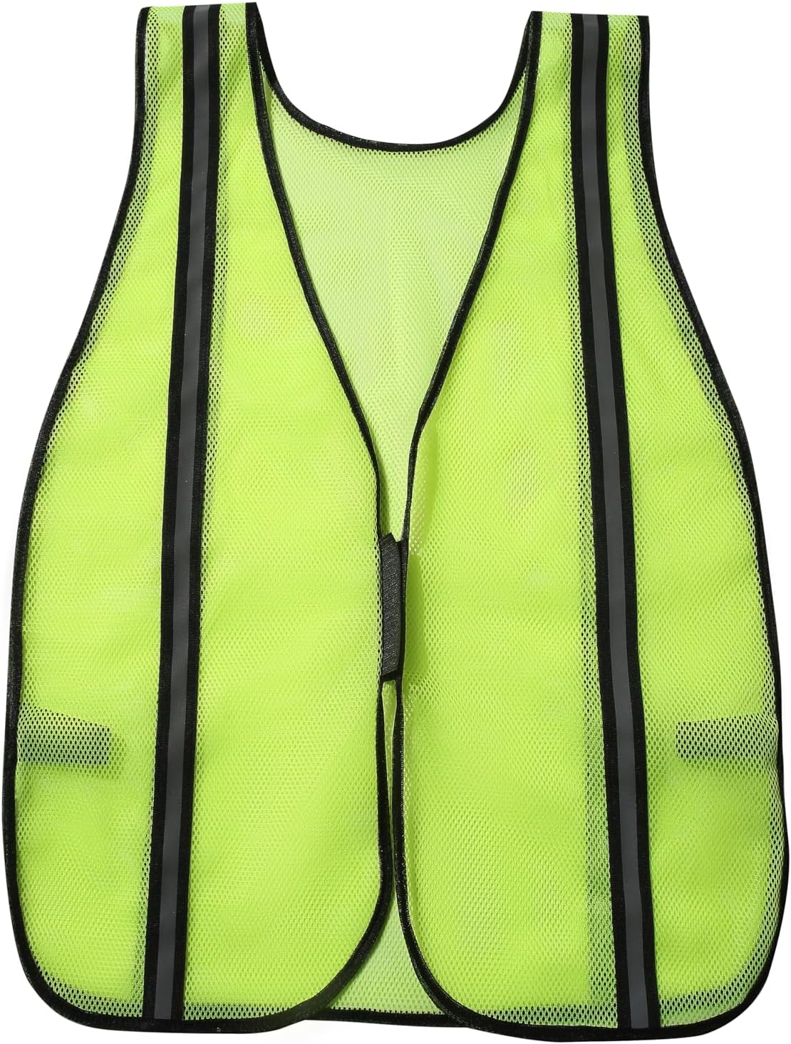 SIFE 10 Pack High Visibility Reflective Safety Vest,Made from Breathable and Neon Orange Mesh Fabric with Stretchable design,light weight for Man and Woman(Orange, 10 pack)