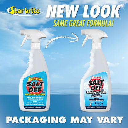 STAR BRITE Salt Off Concentrate - Ultimate Salt Remover Wash & Marine Engine Flush for Boats, Vehicles, Trailers, and More - 128 OZ Gallon (093900N)