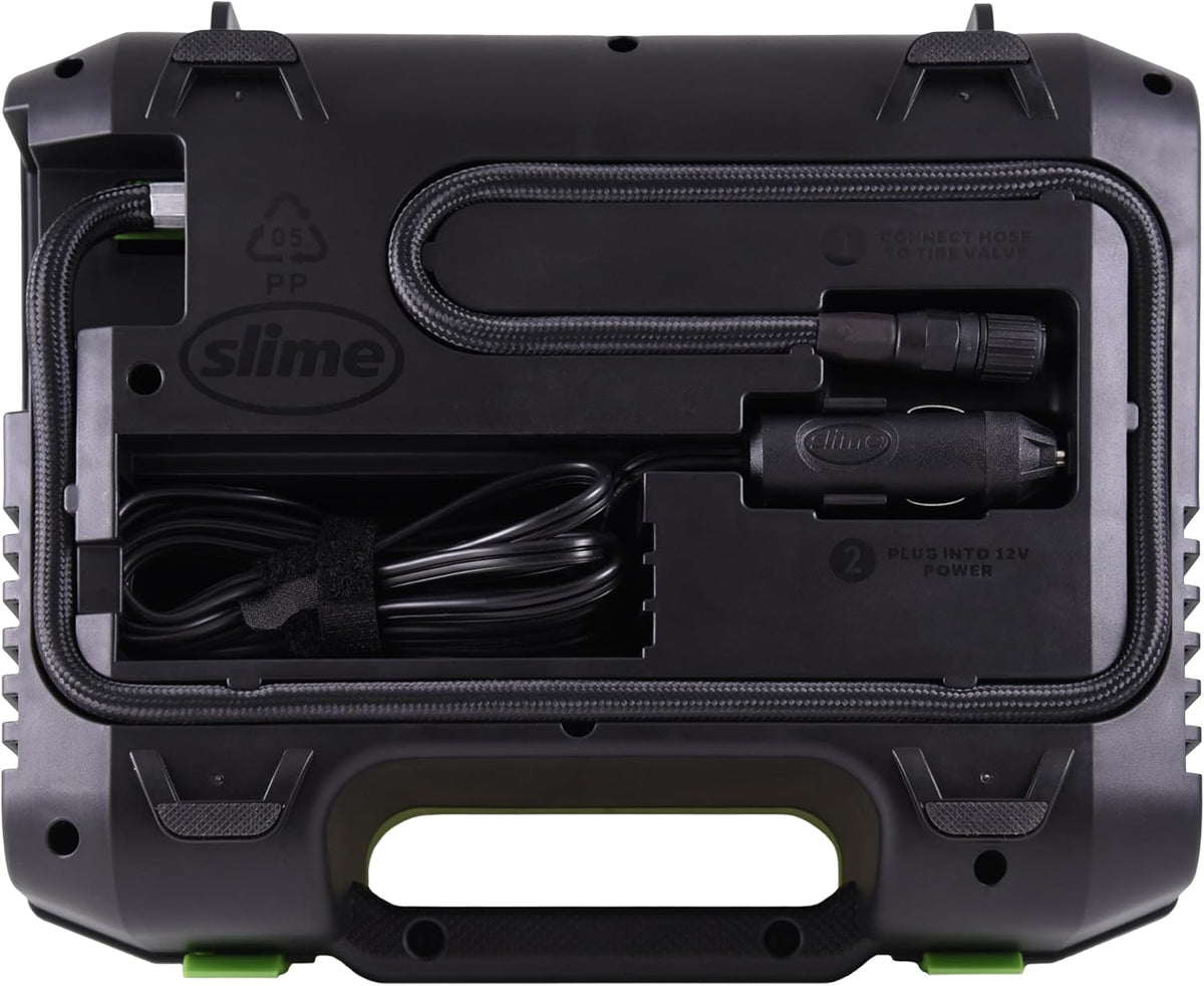 Slime 50158 Flat Tire Repair Kit, Smart Spair Ultra, All-in-One Solution, Repairs and Inflates, Car/Trailer, 10 Min Fix