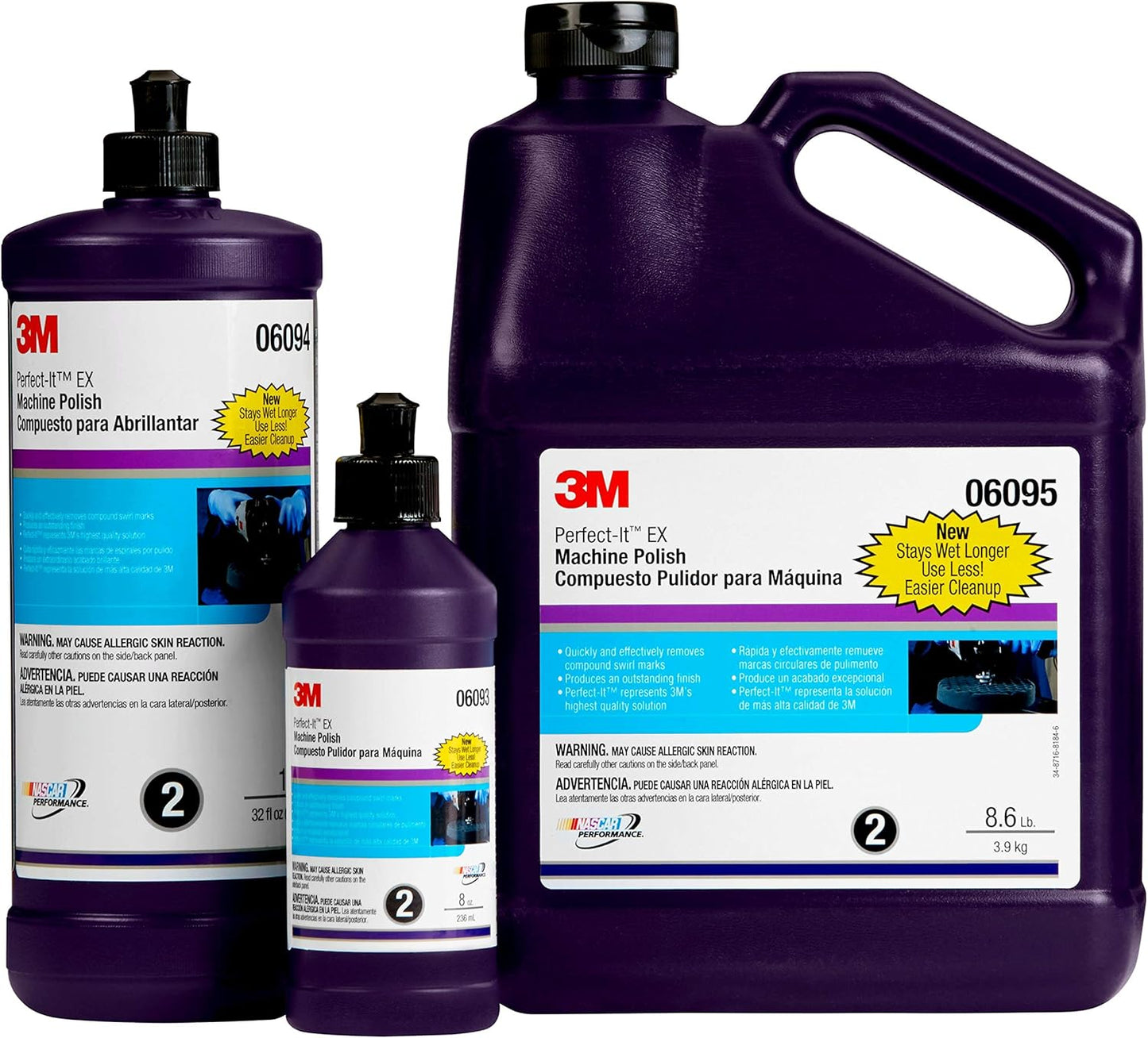 3M Perfect-It EX Machine Polish, 06094, High Performing, 1 qt (32 fl oz/946 mL)
