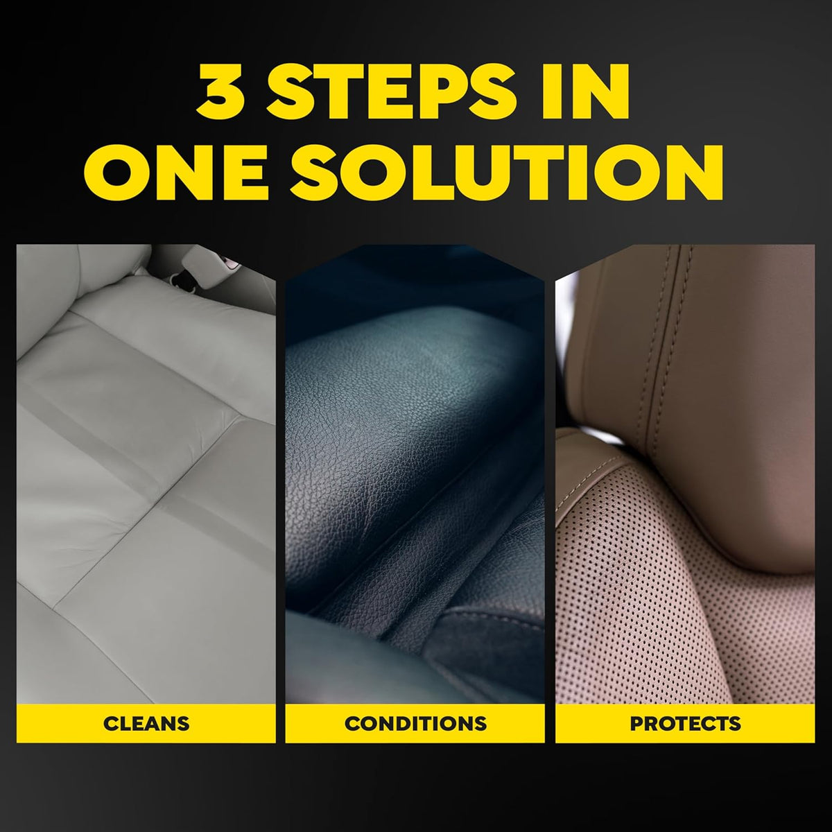 Meguiar's Gold Class Leather Conditioner Spray - Premium Car Leather Conditioner - Protect Your Car's Seats from Cracking, Fading and Drying Out - Keep It Looking and Feeling New, 16 Oz