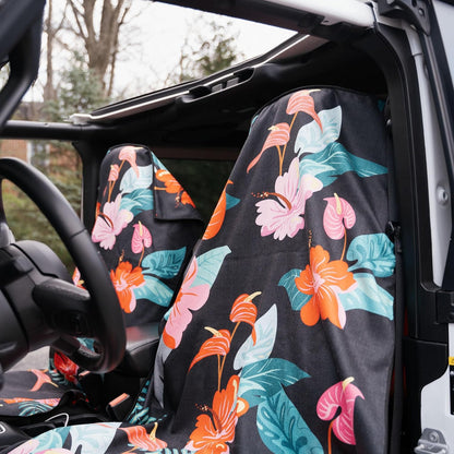 Sprints Athletic Running Towel, Full-Sized, Car Seat Cover - Performance Microfiber (Garden of Races Past)